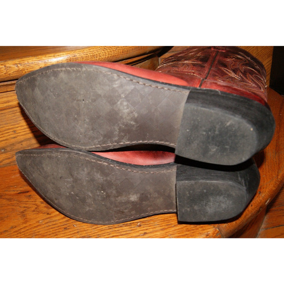 Smokey Mountain Boots Style 6471 Red Madison Pattern Women's Size 11 D - Picture 8 of 8